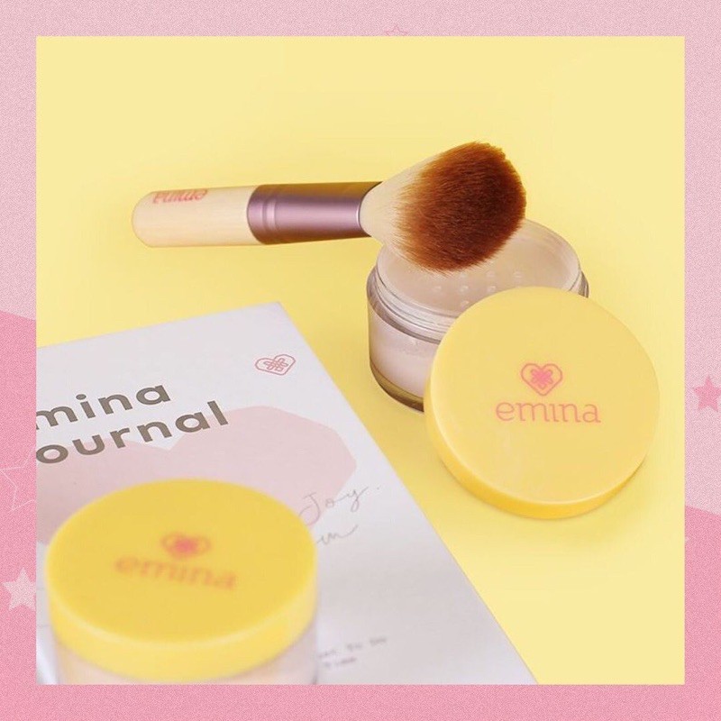 `ღ´ PHINKL `ღ´ ╰☆☆ 𝔢мιℕά ☆☆╮ Emina daily mattee bedak tabur loose powder lembut anti wajah berminyak jerawat