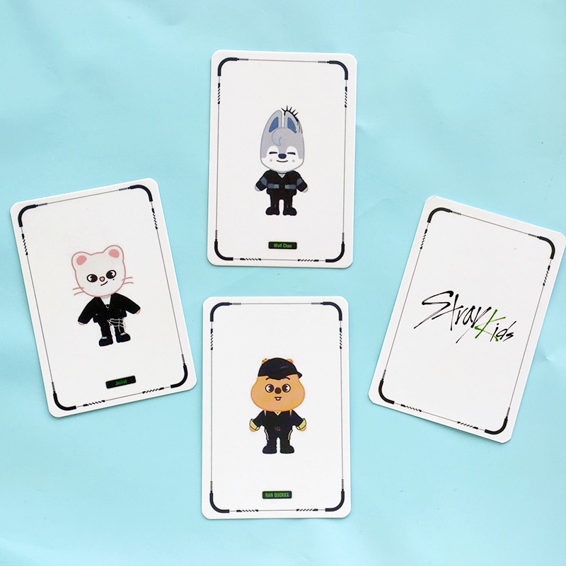 8pcs / set Kartu Foto Polaroid Motif Kartun Skzoo Untuk Anak