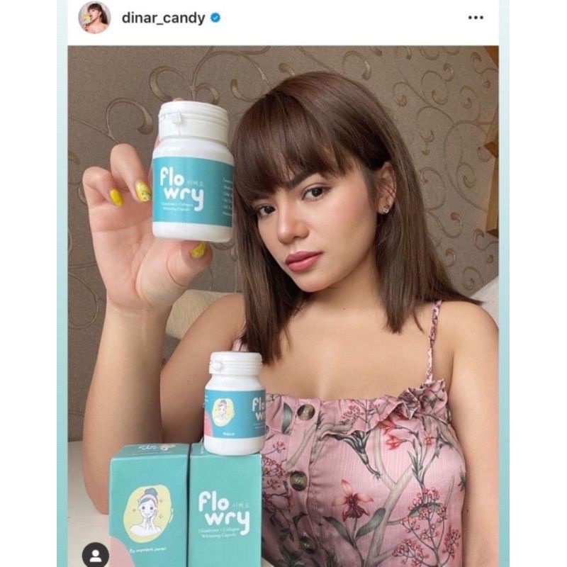 FLOWRY WHITENING CAPSULE / COLLAGEN PEMUTIH / 100% AMAN