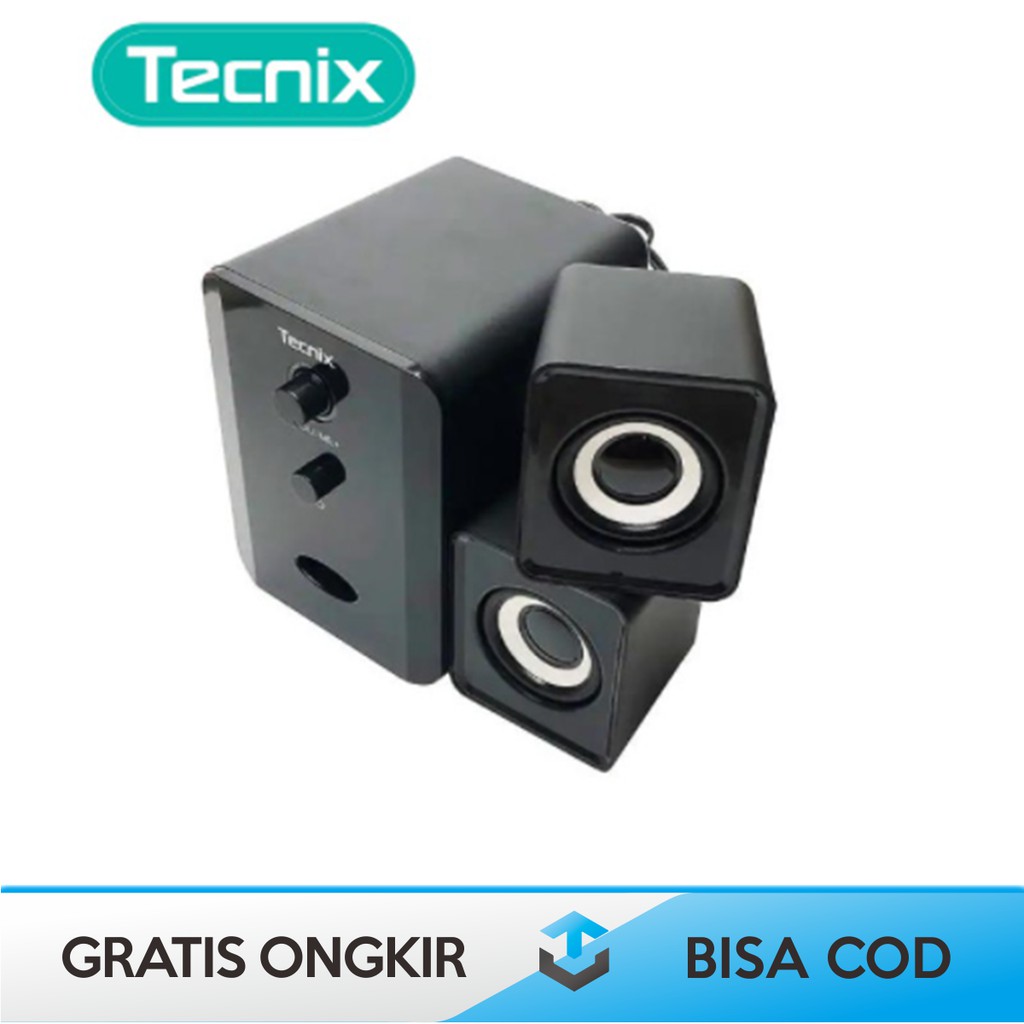 SPEAKER MULTIMEDIA SUBWOOFER TECNIX SPK-S080 ORIGINAL - SPIKER KABEL BESAR TECNIX SPK-S080 ORI