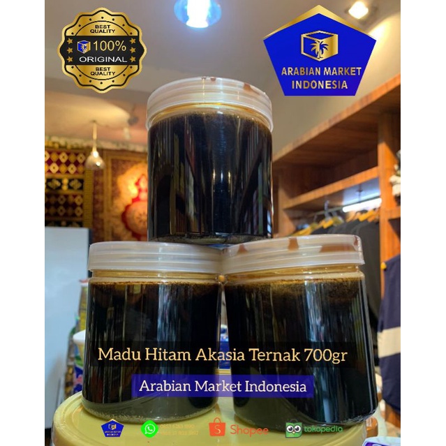 

Madu hitam Akasia Ternak 700gr