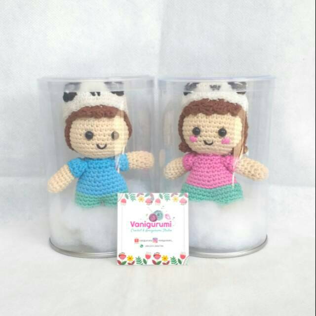 

Packing tabung mika amigurumi