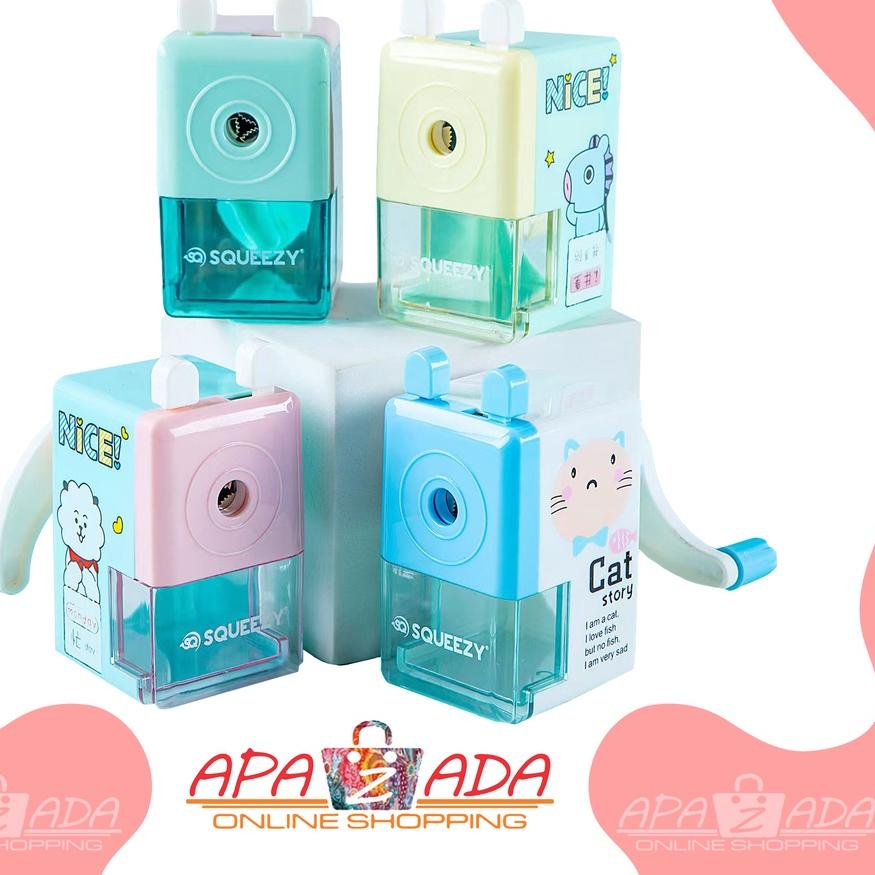 

Apazada - Serutan Pensil Putar Moti Korea BT21 / Rautan Pensil / Pengserut Putar / Rautan Putar / Serut / Rawutan Murah Bisa ,,