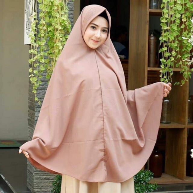 PROMO 11.11 JUMBO WOLPEACH PED ANTEM XXL 110x120 cm / JILBAB HIJAB SYARI JUMBO WOLFIS