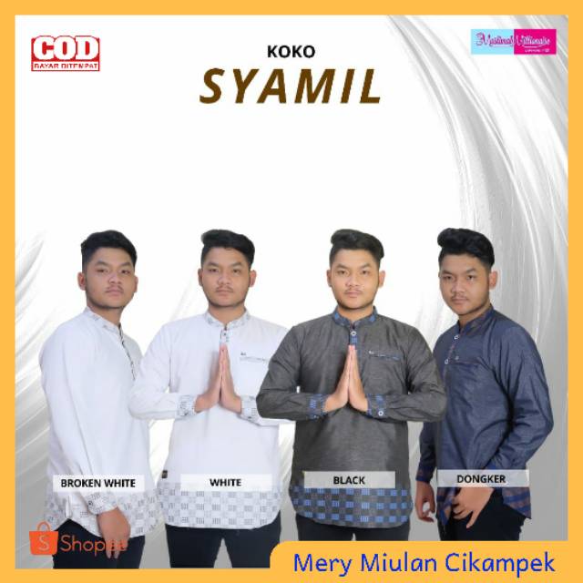 Baju Koko Dewasa Terbaru KOKO SYAMIL MUSLIMAH MILLIONAIRE