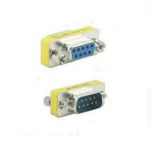 GENDER SERIAL MALE FEMALE / KONEKTOR DB9 MALE FEMALE / CONNECTOR 9 PIN