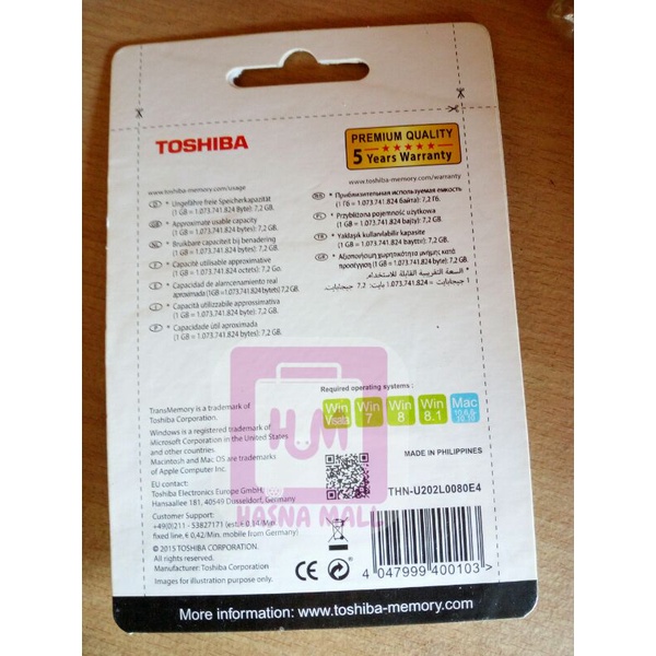 Hasna Mall - Flash disk Toshiba 32 GB/Flash Drive Toshiba 32GB Murah