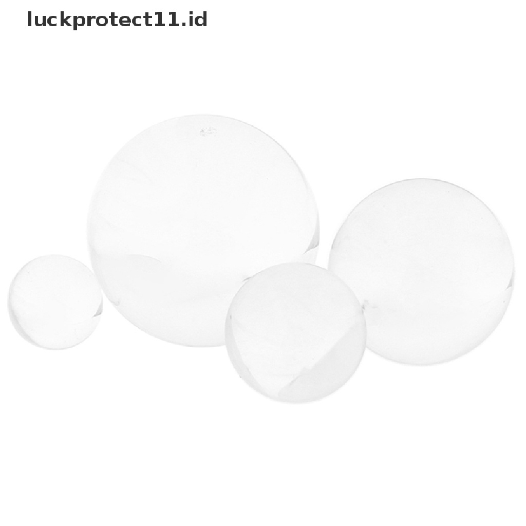 &lt; Luckprotect11.Id &gt; 1pc Bola Kristal Kuarsa Bening Untuk Dekorasi Rumah / Properti Fotografi