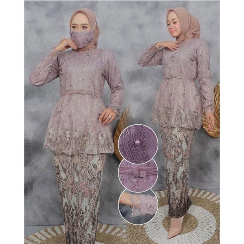 COD - KEBAYA MODERN - KEBAYA WISUDA - KEBAYA PESTA - KEBAYA AKAD - KEBAYA BRUKAT - KEBAYA TILLE - SETELAN KEBAYA - STELAN KEBAYA - KEBAYA - SETELAN AURORA - KEBAYA CANTIK - TERLARIS