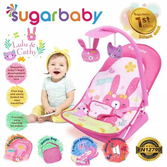 SUGAR BABY MURAH INFANT SEAT BAYI BALITA SUGARBABY BOUNCER KURSI BAYI BABY BOUNCHER