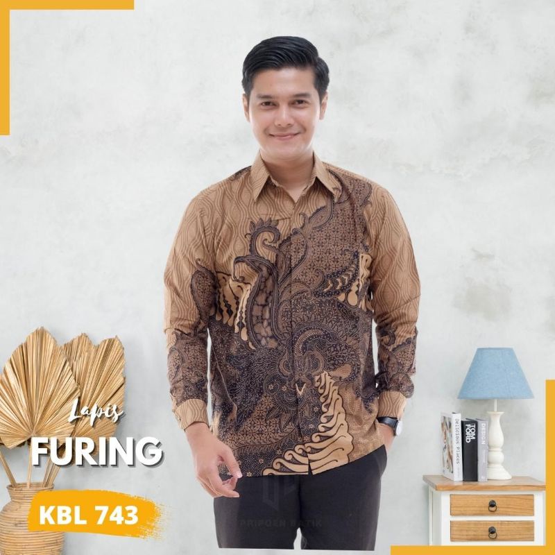 kemeja batik halus furing kemeja premium halus solo size M L XL XXL