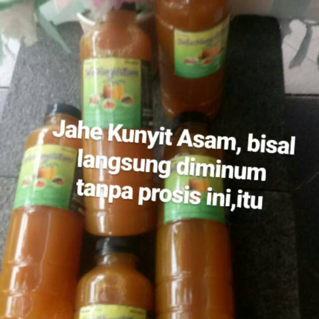 

Jahe Kunyit Asam 330ml manfaat utk tubuh kita lebih baik mencegah daripada mengobati, utk semua umur