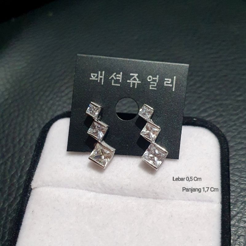 Anting Silver925 Perak Premium Quality anting silver Anti Karat anti alergi anting premium  036