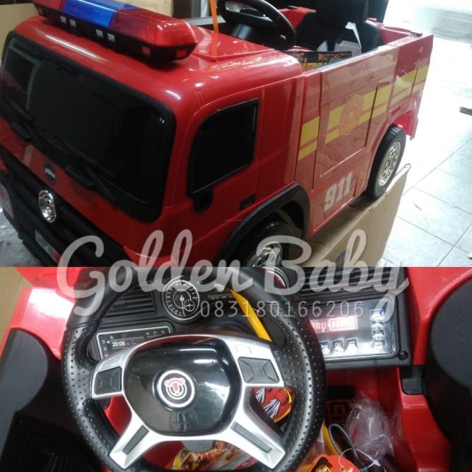Mobil Mainan Anak Aki Pemadam Kebakaran Fire Truck Pliko