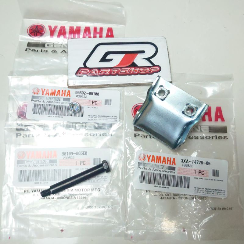 engsel jok + mur baut f1zr force one vega original yamaha old ori ygp fizr fiz f1z r forceone 1 hinge seat sadel