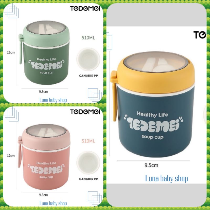 Tedemei Soup Cup/Kontainer Shop 510ml