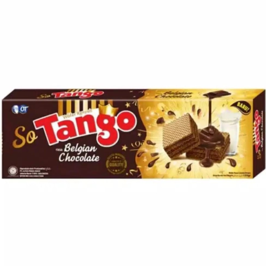 

TANGO Belgian Chocolate Wafer - Wafer Kotak Cokelat Belgia 130g Box