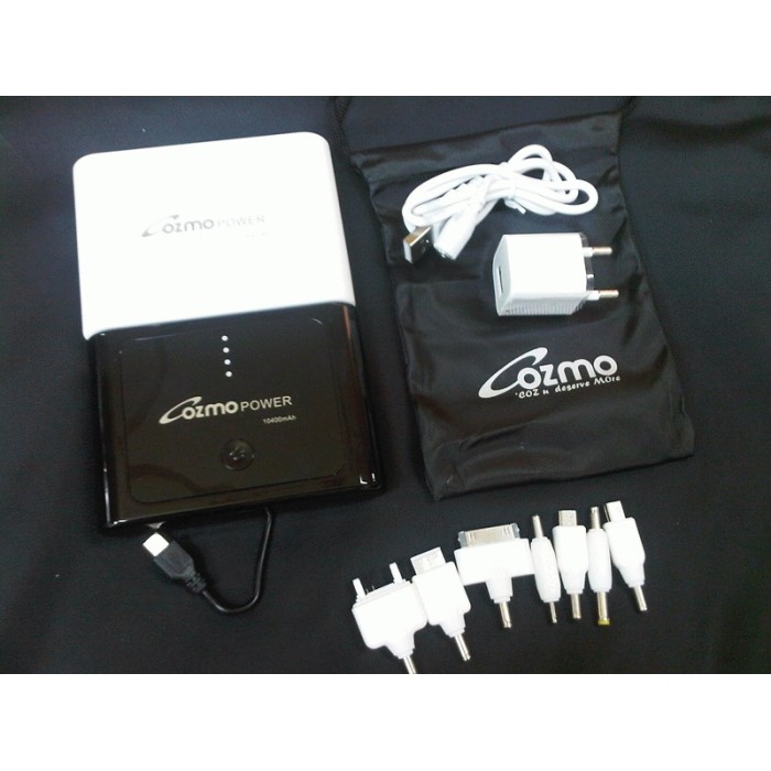 Power Bank / Powerbank Cozmo 10400 MAh Original Capacity 7 Konektor Original
