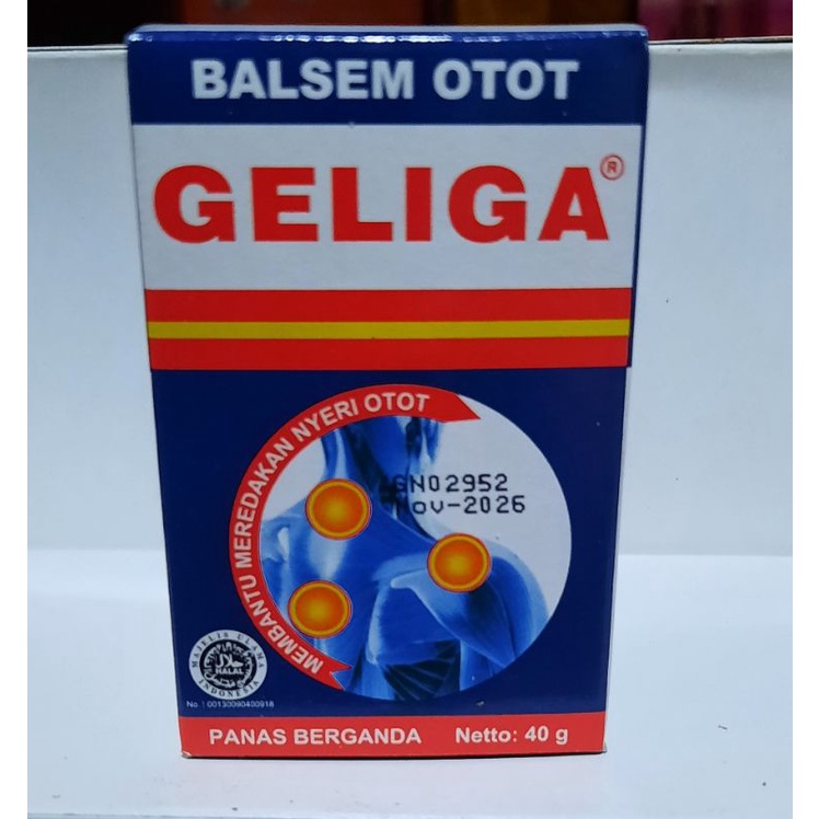 Balsem Geliga , balsem otot