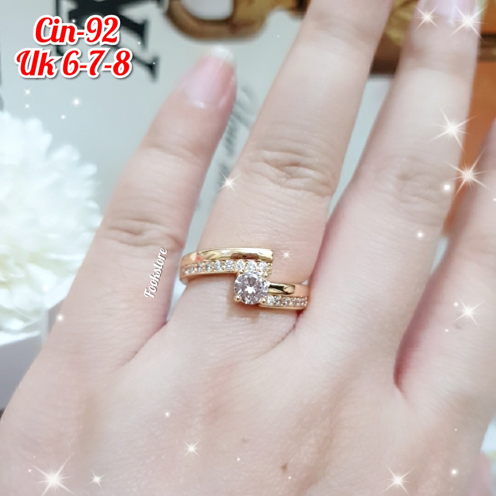 PROMO CINCIN WANITA XUPING GOLD MODEL KOREA