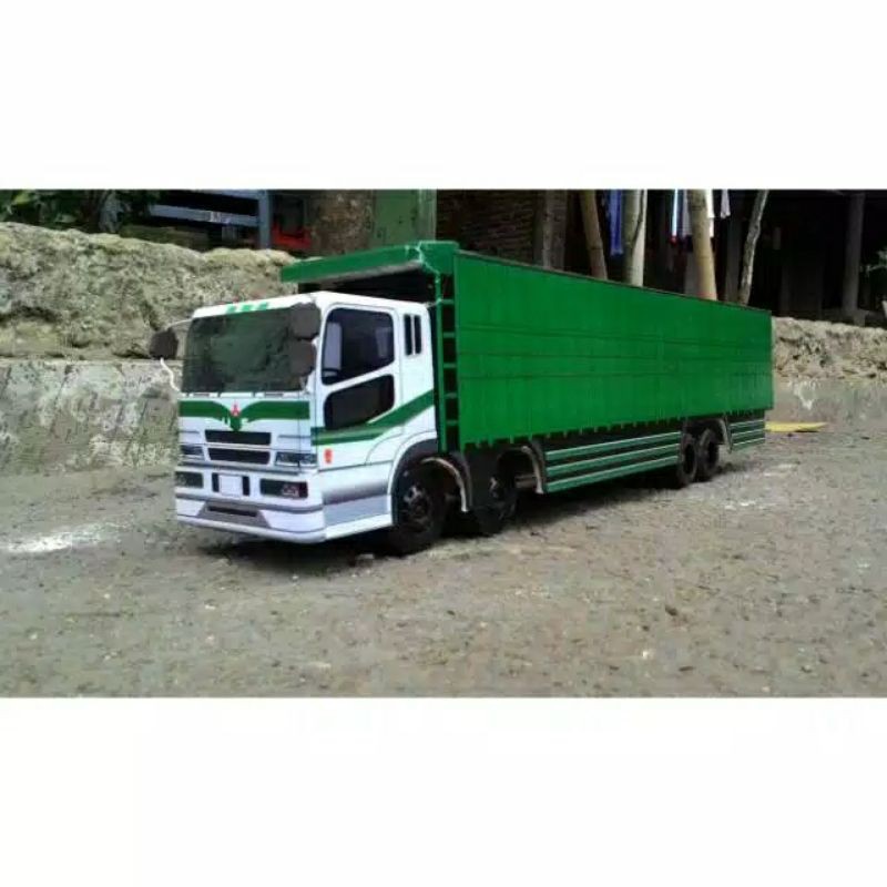 Miniatur truck mainan truk Fuso RC mainan anak truk FUSO super great