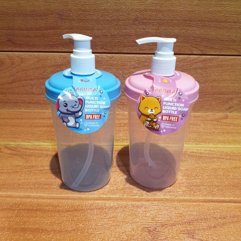 Botol Sabun Cair Pump 500ml / Botol Sabun 500ml / Botol Pump Plastik / Tempat Sabun Murah