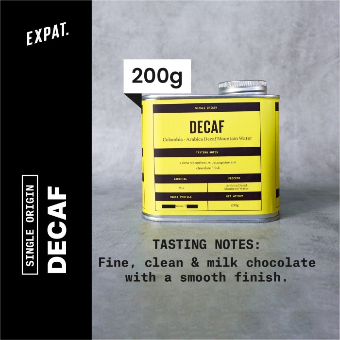 

Expat Roasters Decaf Espresso Blend Biji Kopi /bubuk Arabika 200gr - Beans/Biji