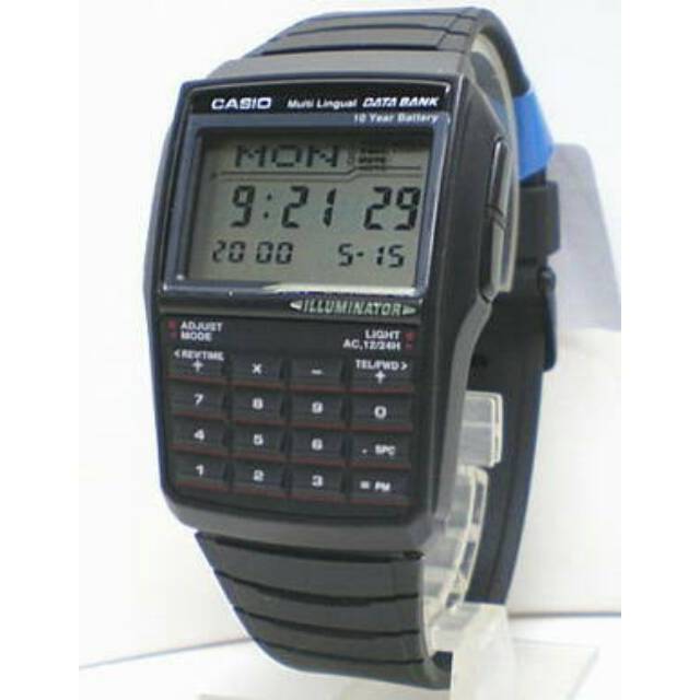 Casio Original Data Bank Type DBC-32-1A / Jam Tangan Pria