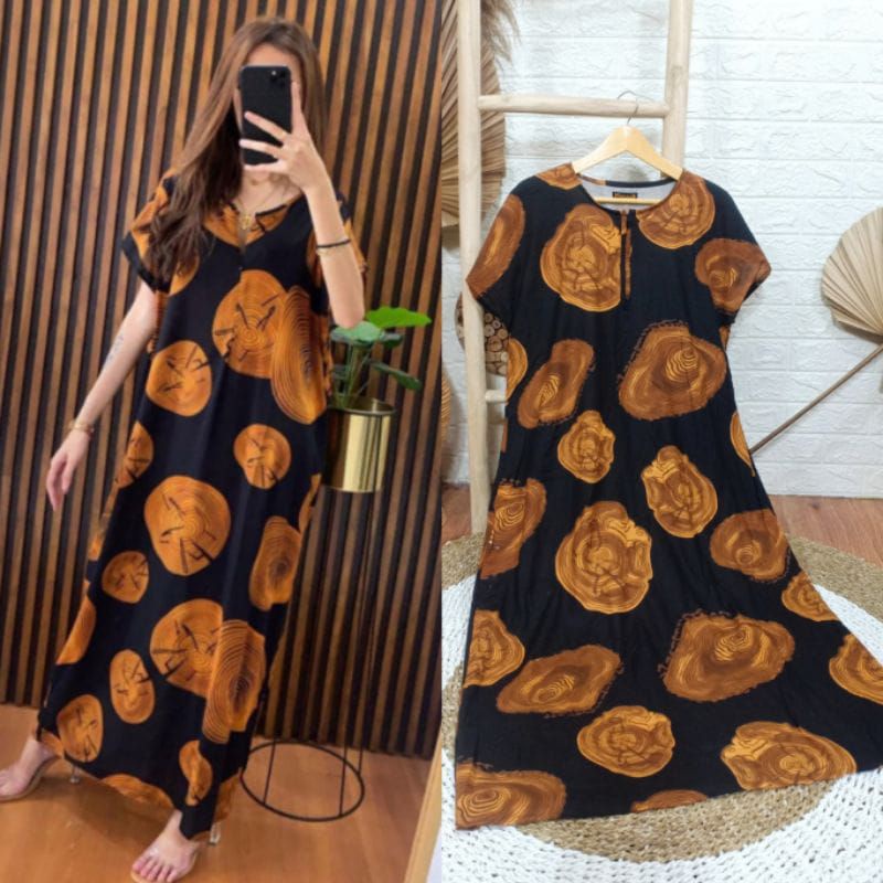 daster long semata kaki, daster viral kekinian, daster busui terlaris