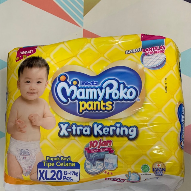 Mamypoko murah pampers mamypoko XL 20