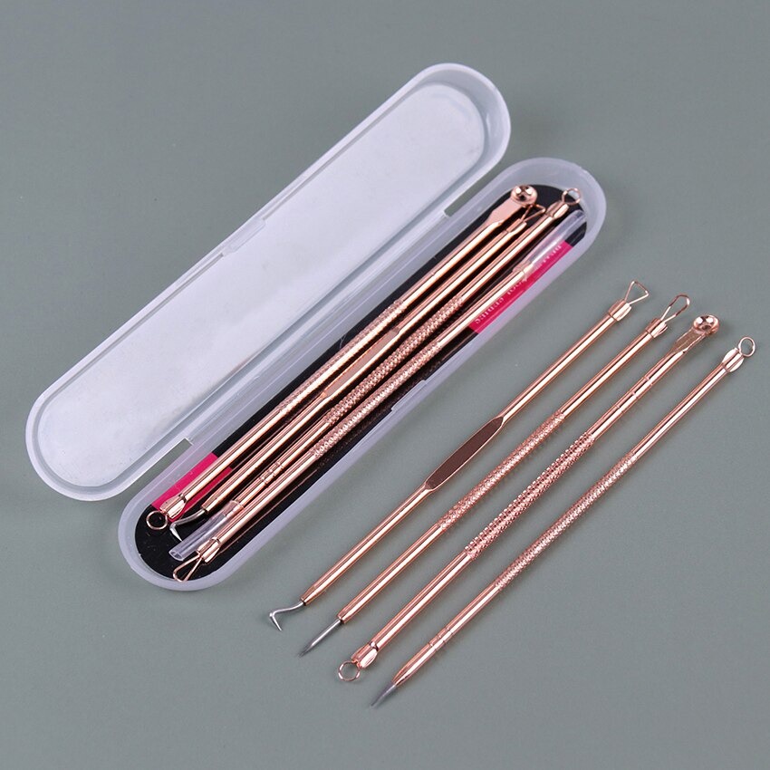 Alat Pembersih Komedo Jerawat Wajah Pinset Komedo Acne Removal Stainless Steel