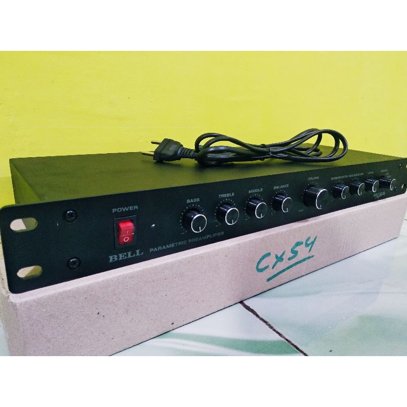 Tone control Parametrik BGR BELL preamplifer stereo