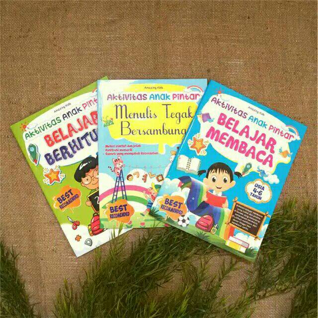 Jual Buku Aktivitas Anak Pintar (Membaca, Berhitung, Dan Menulis ...