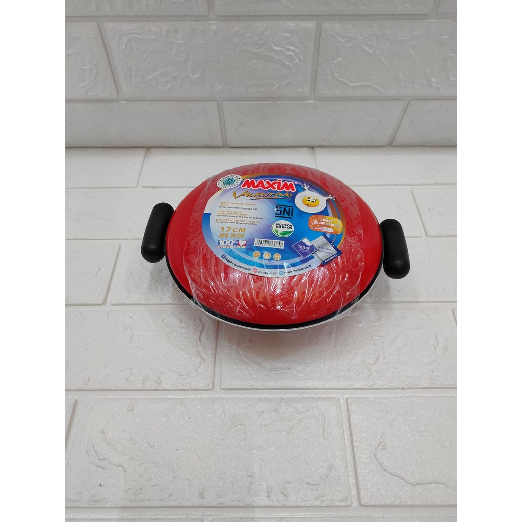 WAJAN MIE WOK VALENTINO 17 CM MASPION / WAJAN KECIL / WAJAN MASPION