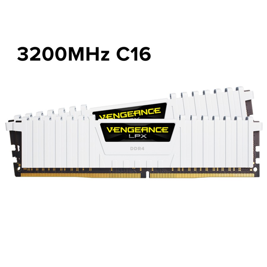 CORSAIR VENGEANCE LPX 16GB 2x8GB DDR4 DRAM 3200MHz C16 CMK16GX4M2E3200C16