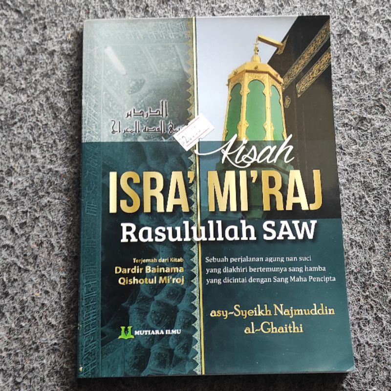 kisah isra' mi'raj rasulullah saw terjemah dardir