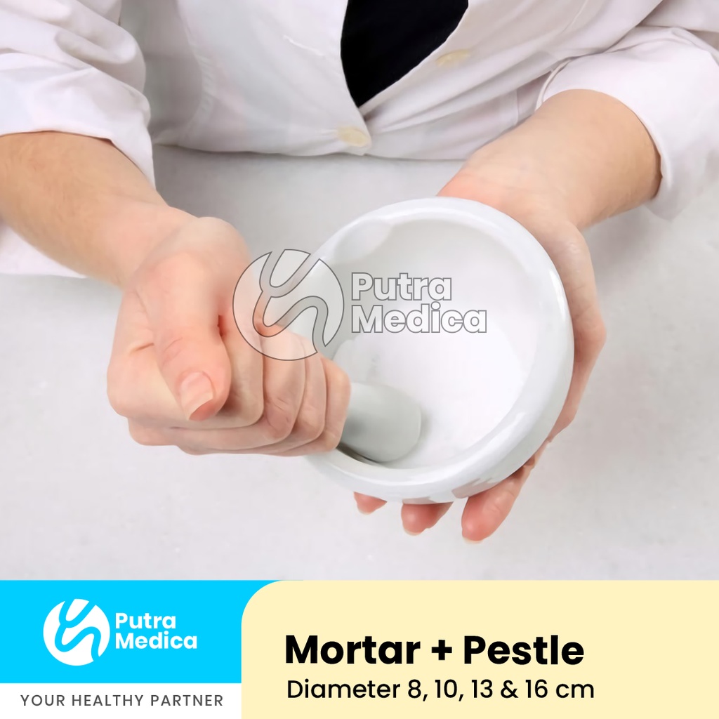 Mortar Gerusan Obat Diameter 10cm / Penumbuk Obat