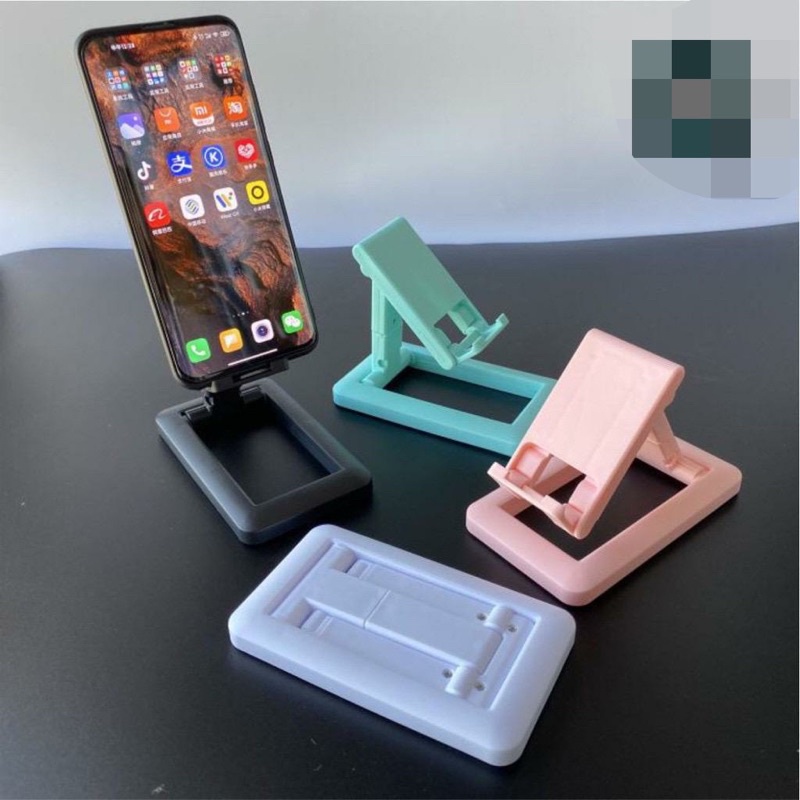 holder handphone stand bracket universal folding dudukan semua tipe hp bisa termasuk tablet contohny