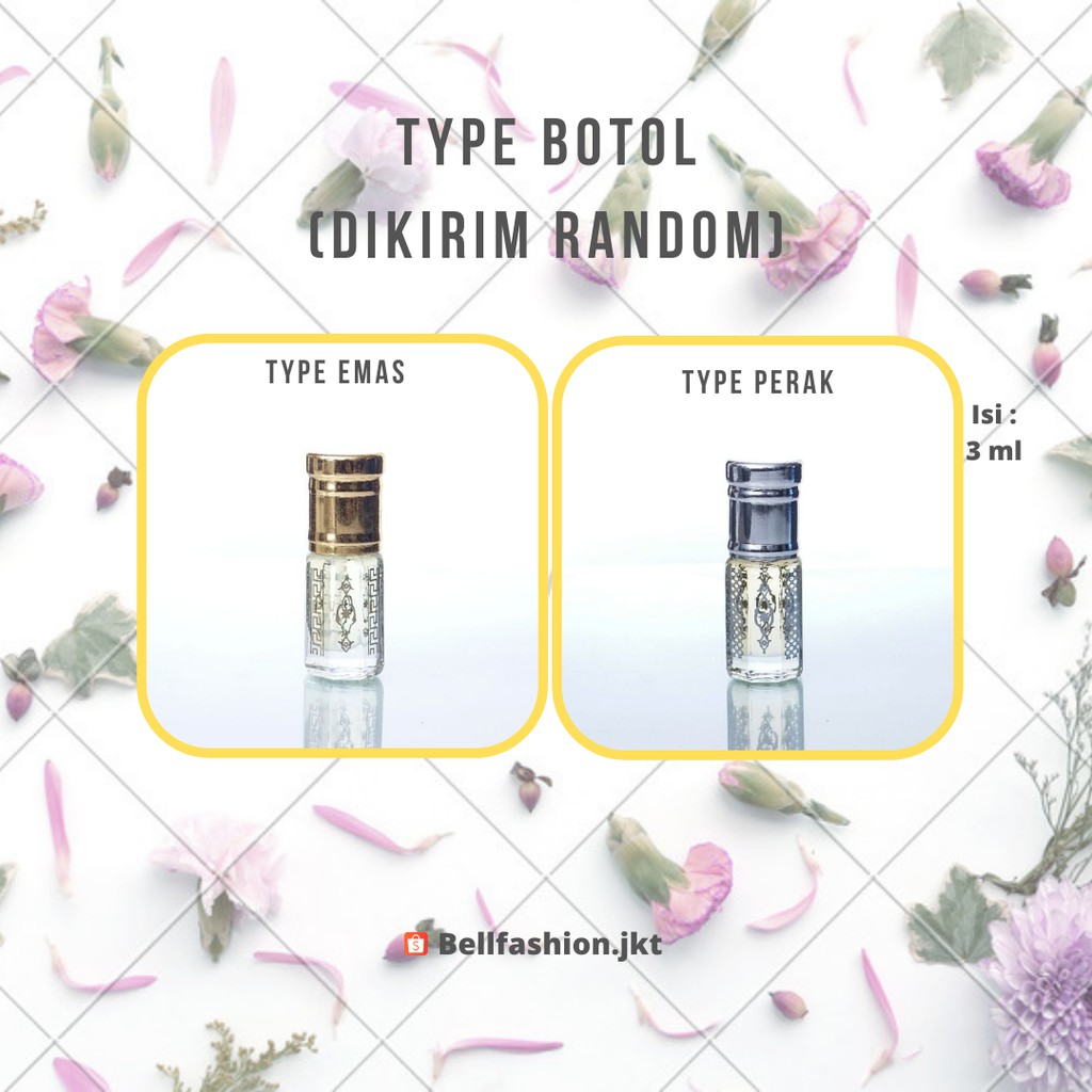 Kasturi Putih White Musk Minyak Sholat 3ml Dan 6ml Wangi Tahan Lama