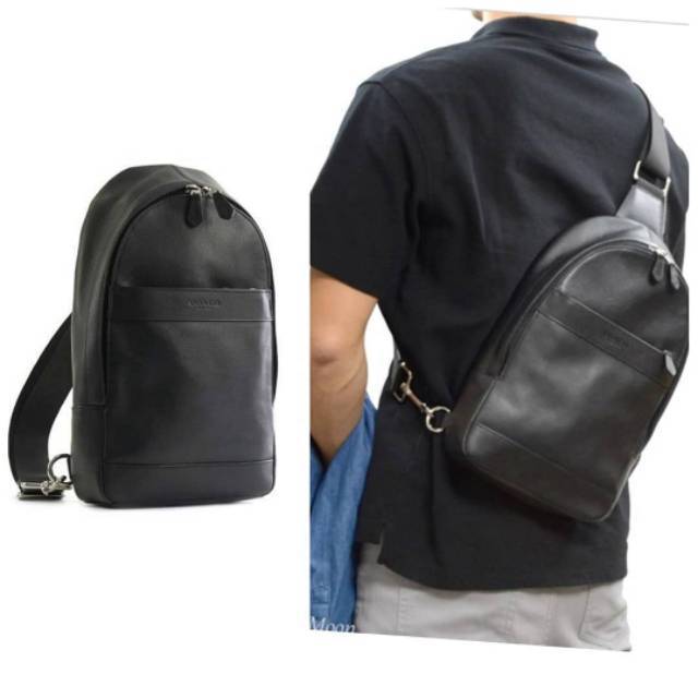 coach one strap backpack