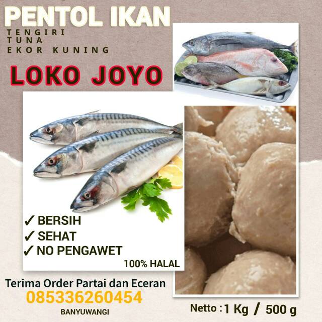 

Pentol Ikan Tengiri, Tuna, Ekor Kuning
