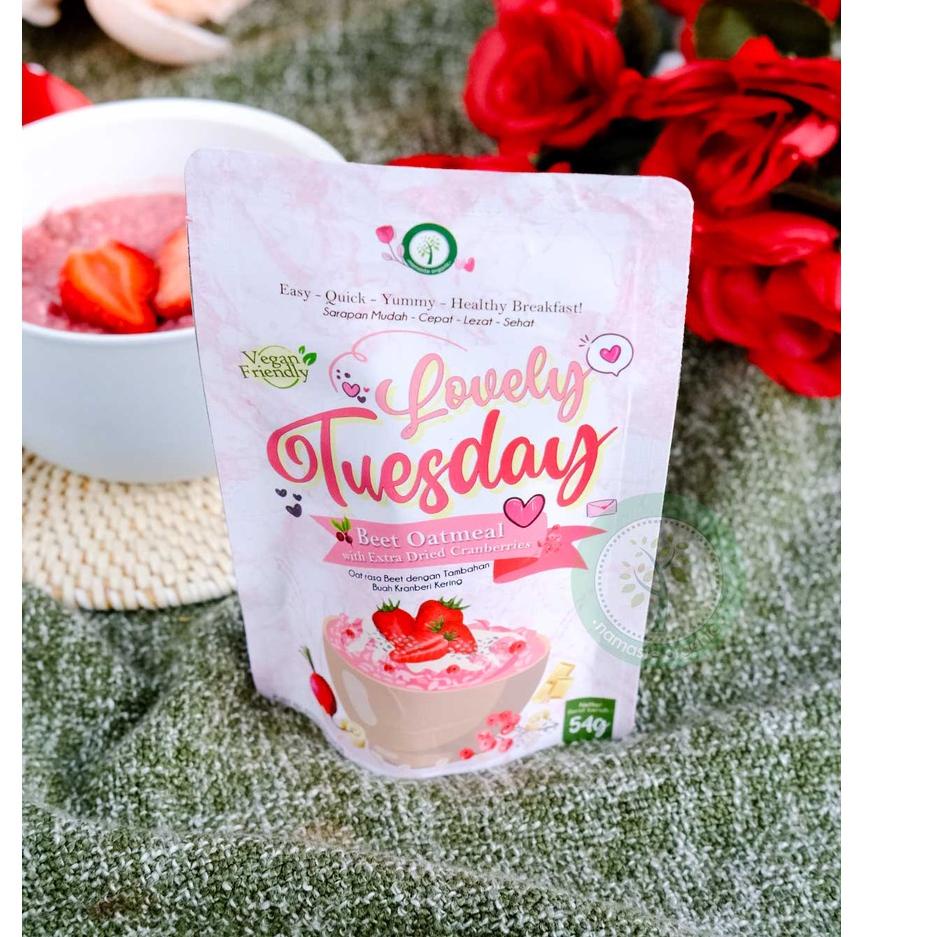 

ヰ LOVELY TUESDAY - BEET OATMEAL WITH EXTRA DRIED CRANBERRIES 54GR イ
