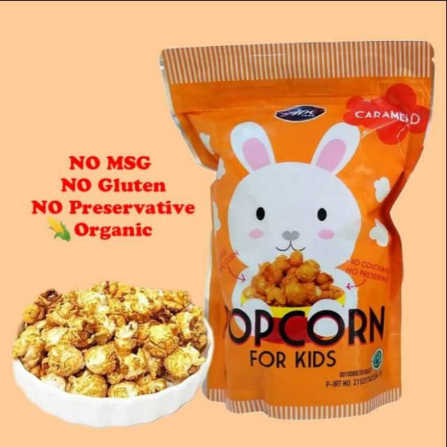 

ABE FOOD popcorn untuk anak-anak 80gr rasa caramel