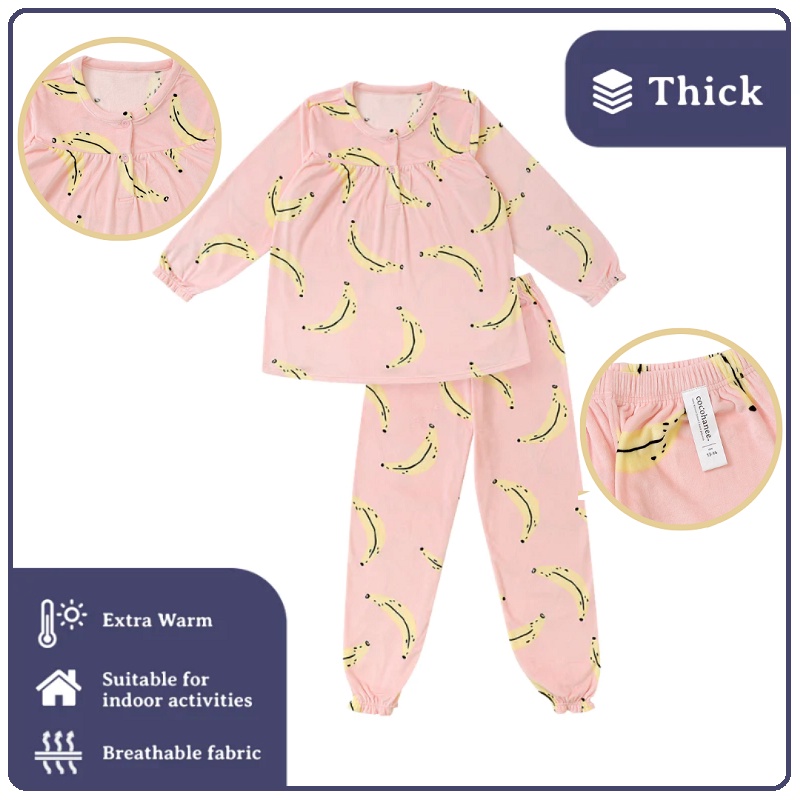 Cocohanee - Banana Set | Baju Setelan Anak | Baju Tidur Anak