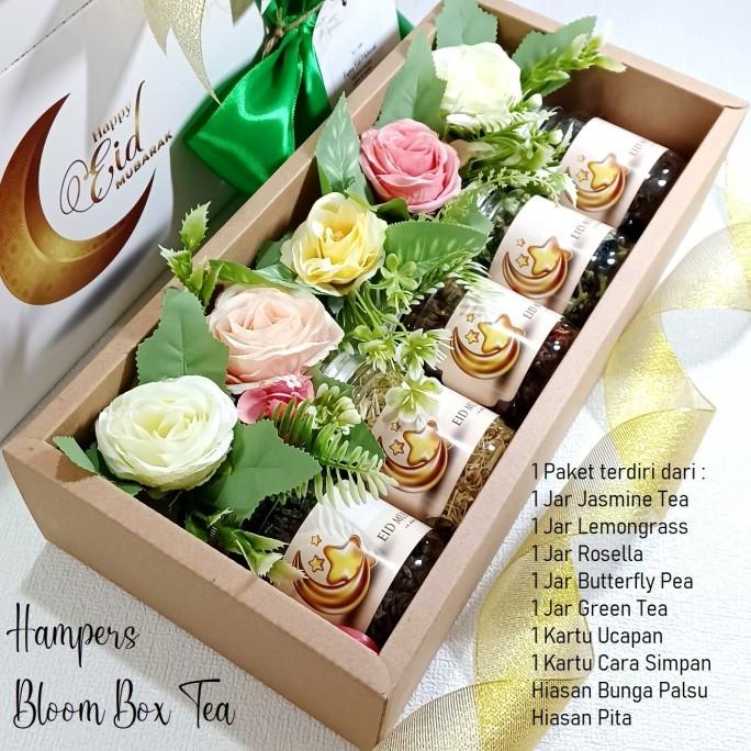 

Hampers/Parcel Lebaran Bloom Box Tea Exclusive isi 5 Jar Tea & Tisane