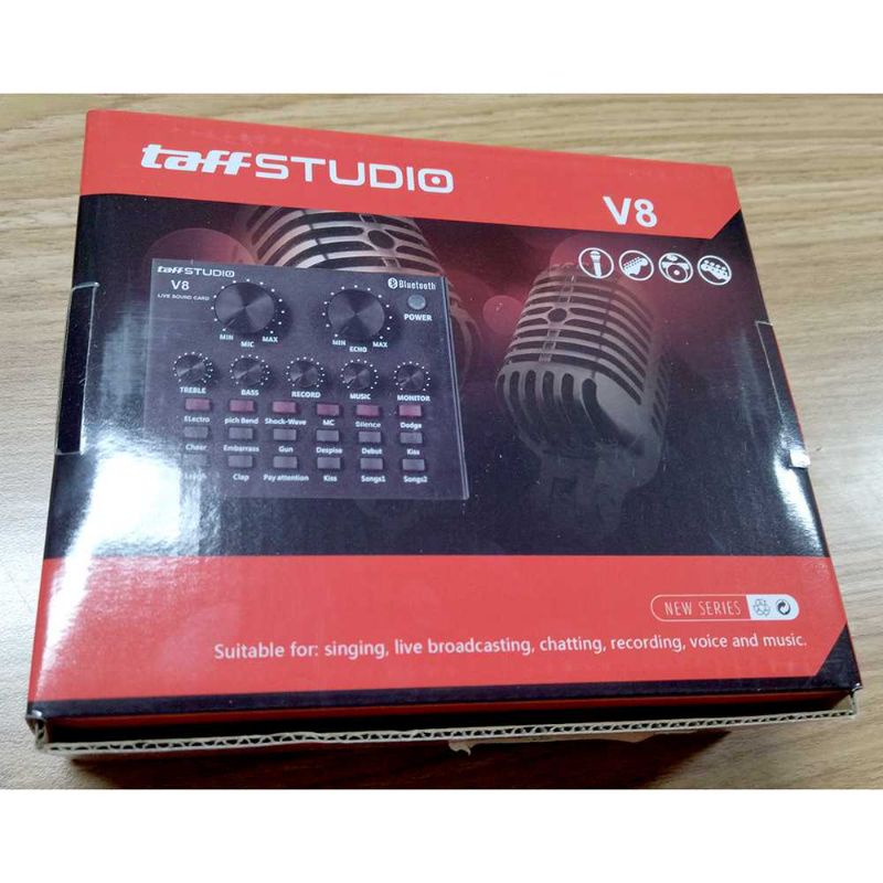 Paket Hemat Mic BM800 Mixer Soundcard V8 Stand Holder D6 Recording Terbaik Original