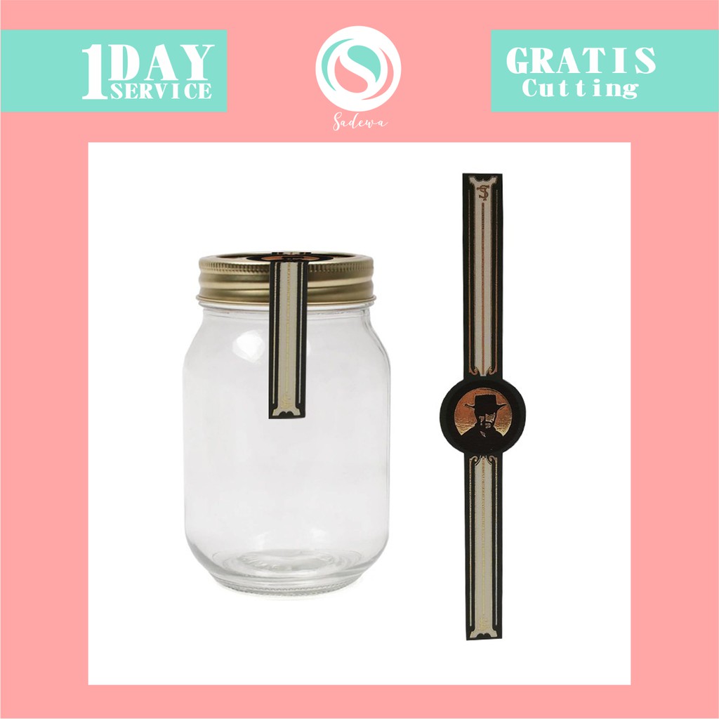 

PREMIUM STIKER SEGEL GOLD CUSTOM PACKAGING by SADEWA STICKER PRINT