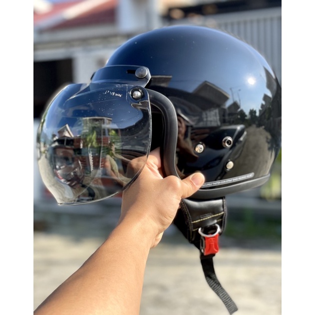 HELM BOGO RETRO DEWASA SNI FULL LEHER COD