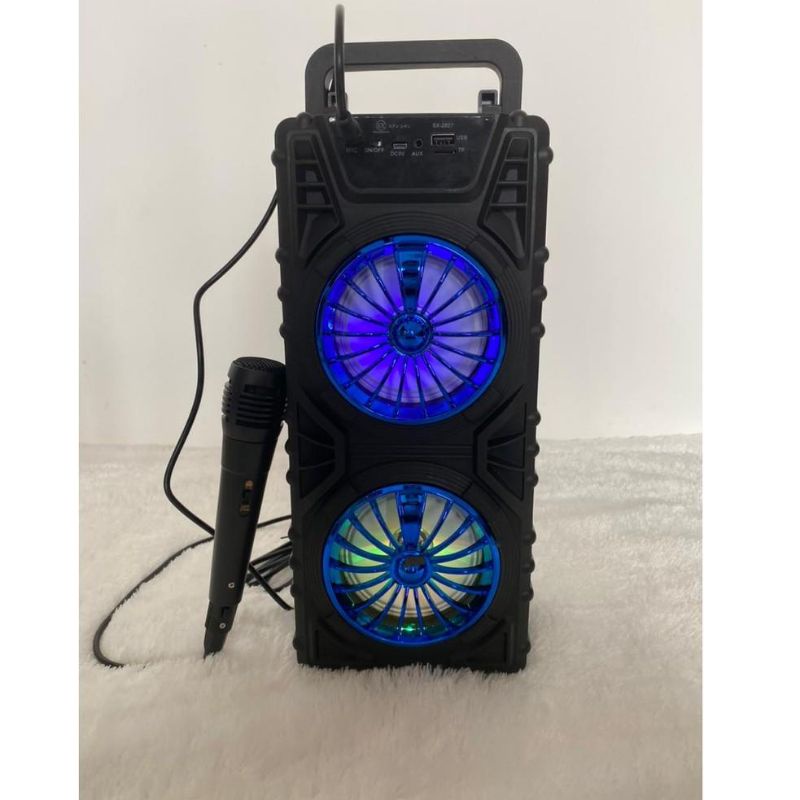 Speaker Bluetooth Sx2028/2027 dual speaker/Salon Aktif Portable Radio Fm/Speaker Wireless Super bass