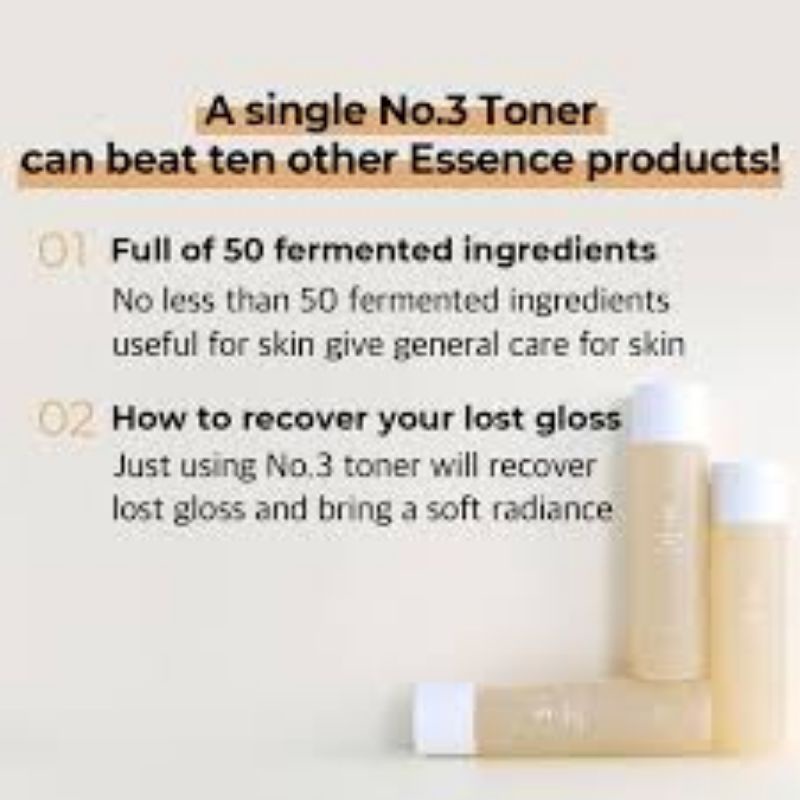 [READY] NUMBUZIN No 3 Super Glowing Essence Toner 200ml